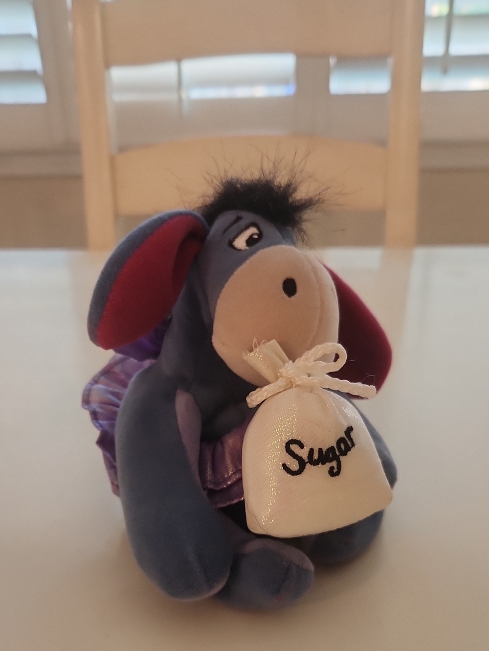 Disney Store Winnie The Pooh Eeyore Sugar Plum Fairy Beanie Plush